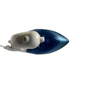 Black & Decker Cable Electric Clothes Flat Steam Iron‎ White Blue 8" x 5" x 5"